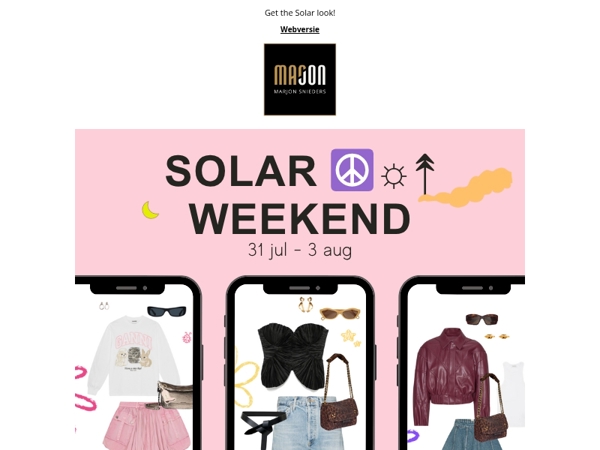 Festival looks & Final sale sizes!