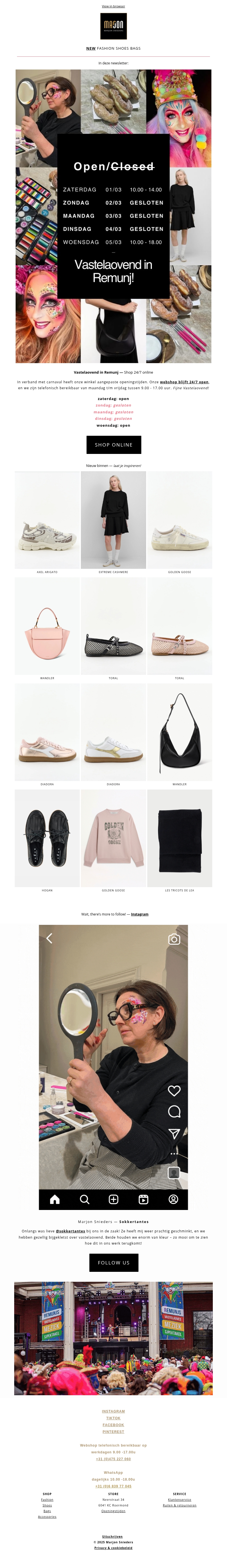 New arrivals and a pop of color! New arrivals and a pop of color!