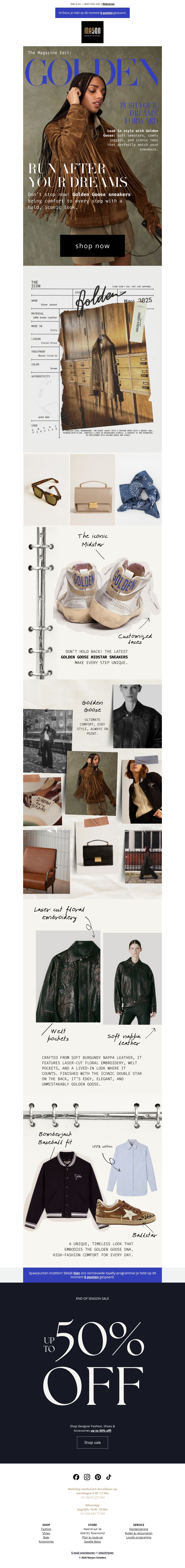 Wear Your Golden Goose Story – The Latest New Collection Wear Your Golden Goose Story – The Latest New Collection