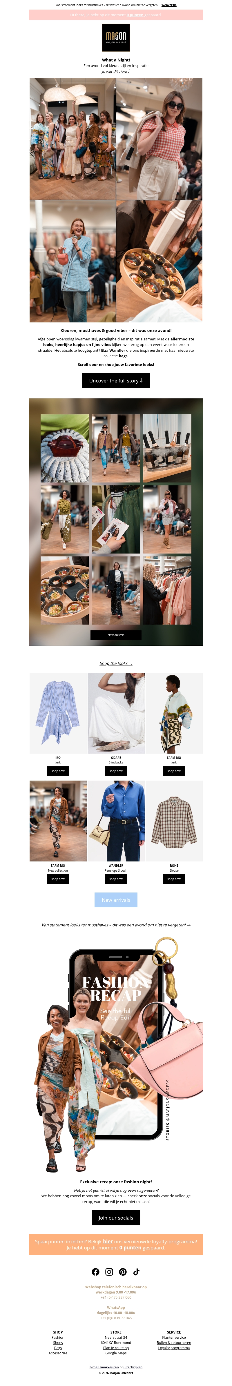 Exclusive Recap: Highlights van onze Fashion Night! Exclusive Recap: Highlights van onze Fashion Night!