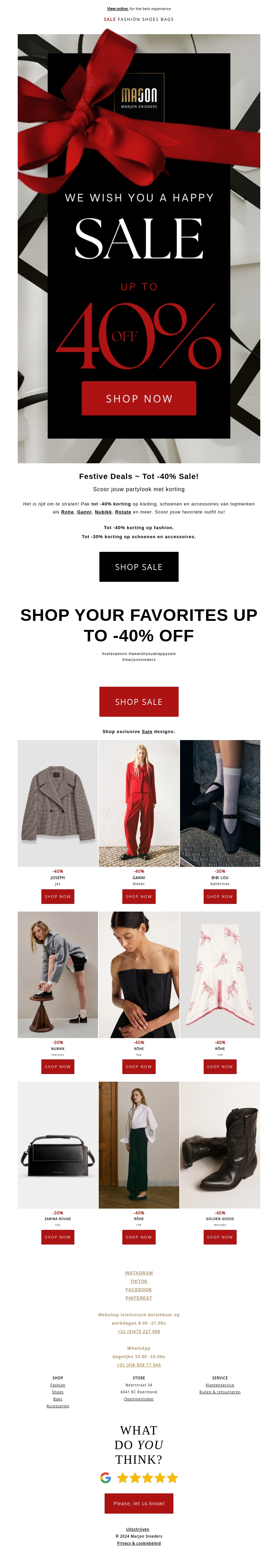 SALE STARTS NOW - We Wish You a Happy Sale! SALE STARTS NOW - We Wish You a Happy Sale!