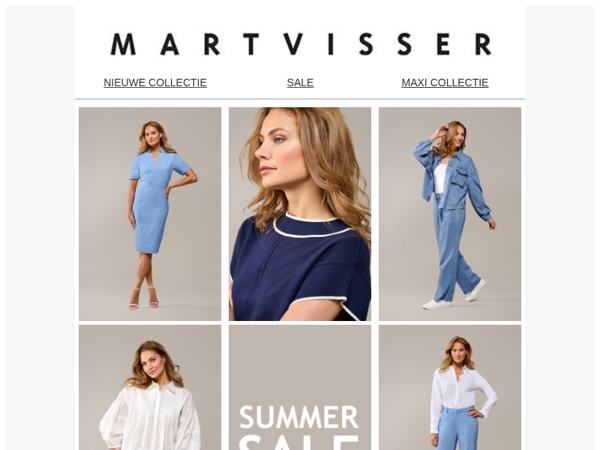 SUMMER SALE: stijlvol blauw