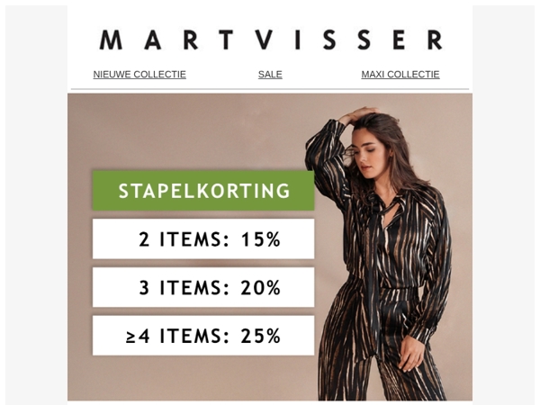 STAPELKORTING: Alle sale nóg scherper geprijsd