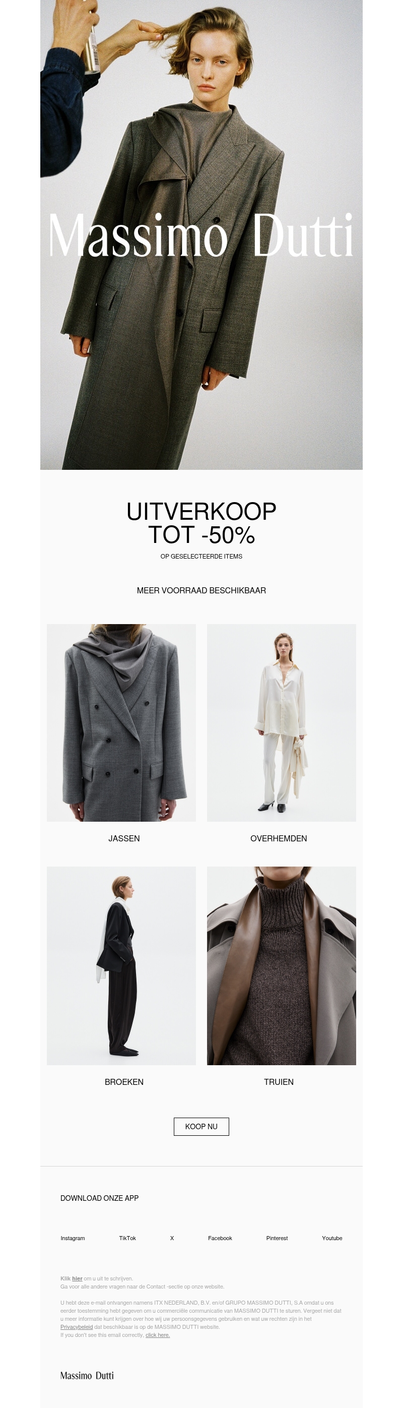 Meer voorraad van Uitverkoop tot -50% Meer voorraad van Uitverkoop tot -50%