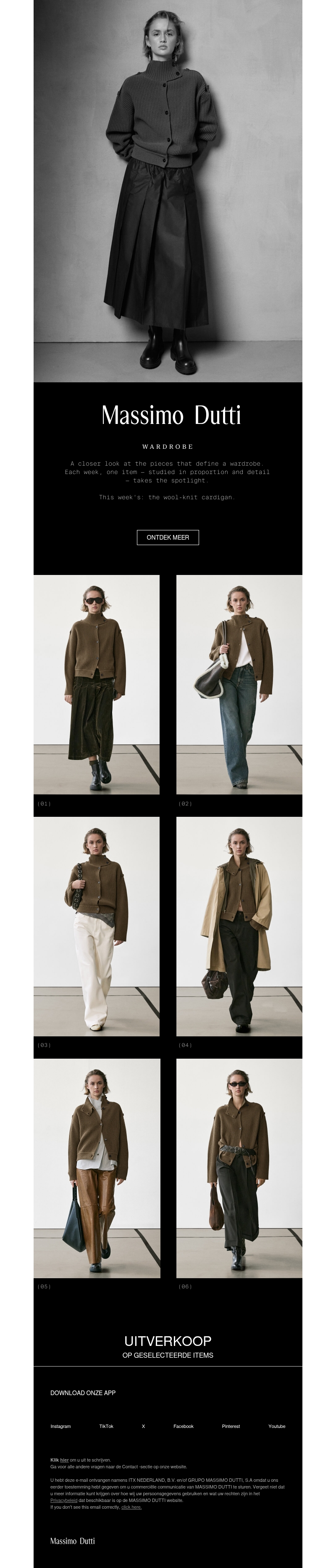 Wardrobe by Dutti | Wool Knit Cardigan Wardrobe by Dutti | Wool Knit Cardigan