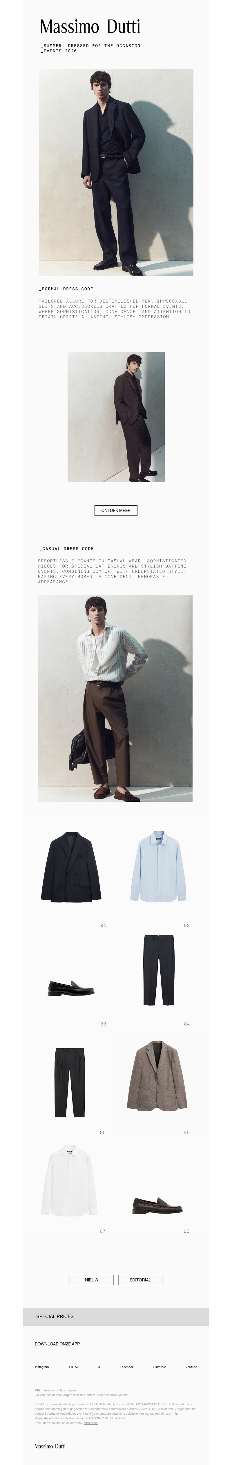 Outfits voor speciale gelegenheden Outfits voor speciale gelegenheden