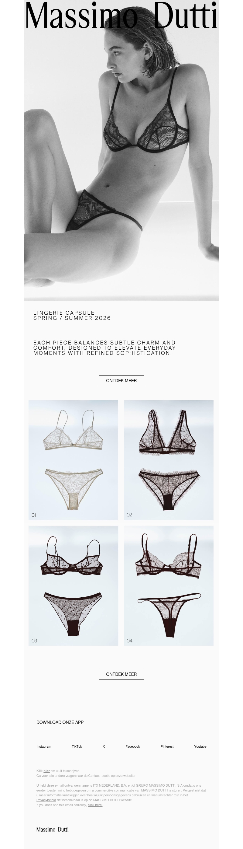 Massimo Dutti Lingerie Massimo Dutti Lingerie