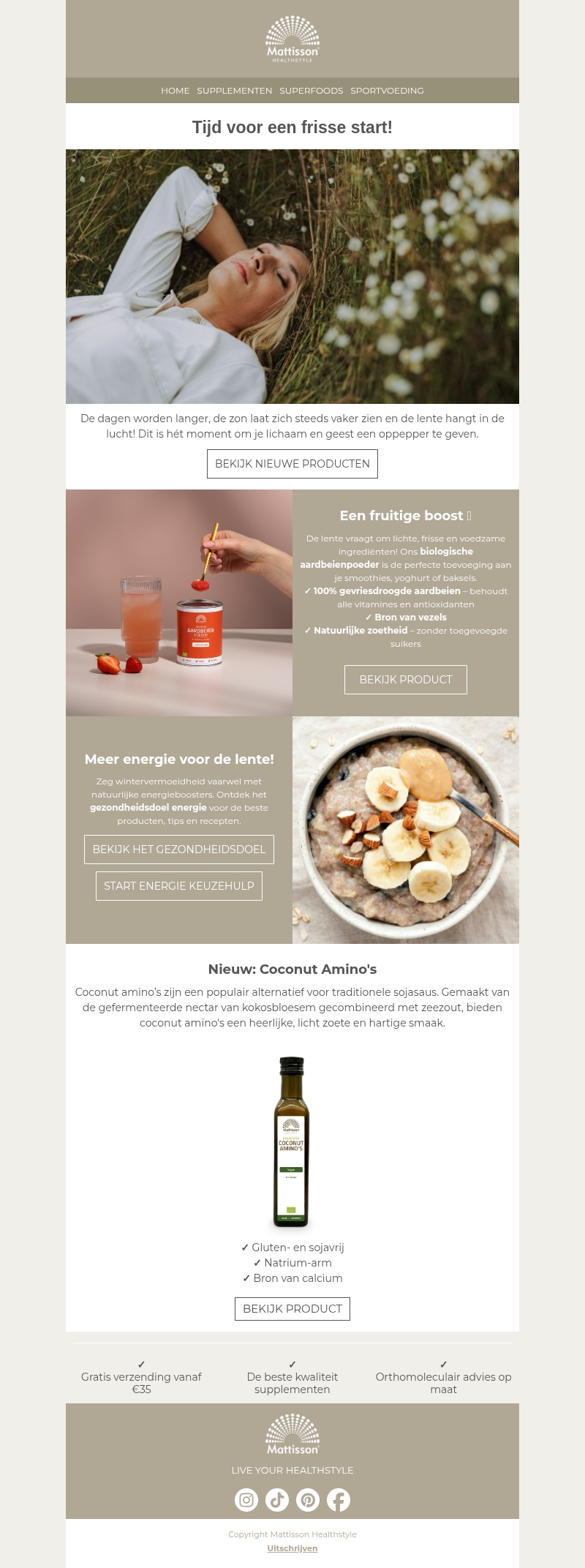 De lente komt eraan: tijd voor een frisse start! ☀️ De lente komt eraan: tijd voor een frisse start! ☀️