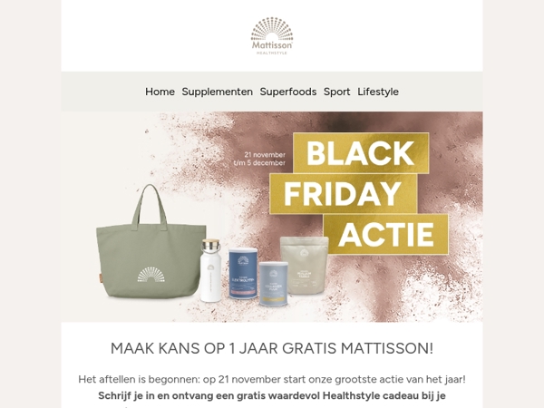 Heb jij je al ingeschreven voor Black Friday? 🖤