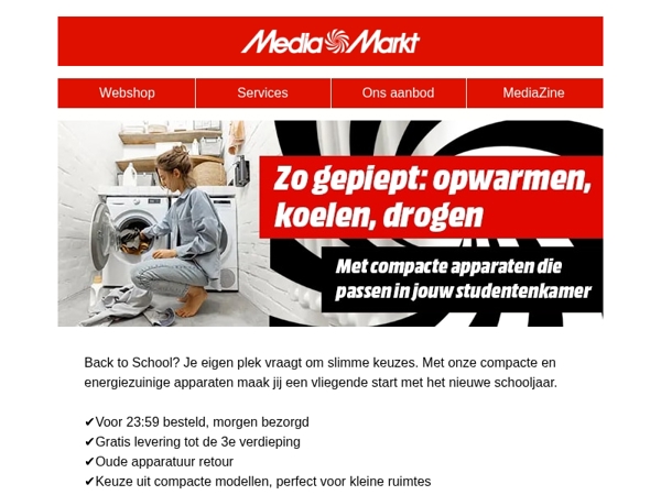 Zo gepiept: opwarmen, koelen, drogen