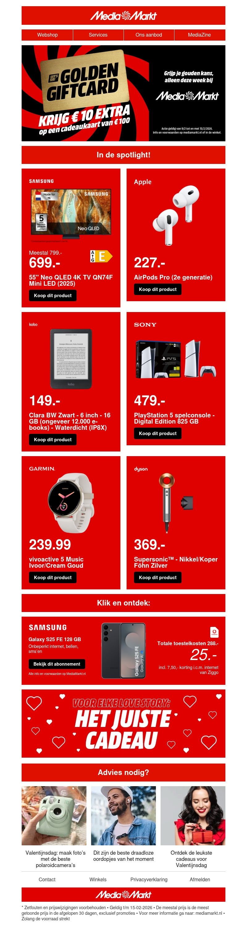 Krijg €10,- cadeau op een cadeaukaart van €100,- Krijg €10,- cadeau op een cadeaukaart van €100,-