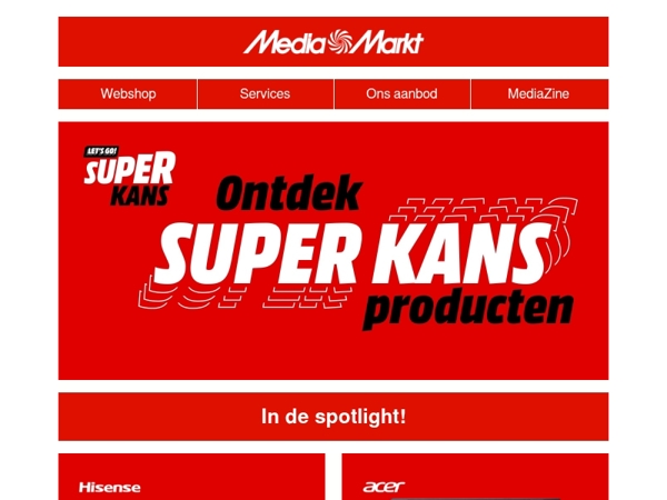 Superkans: mis deze selectie niet