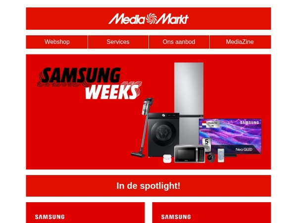 Deze Samsung Weeks deals wachten op jou