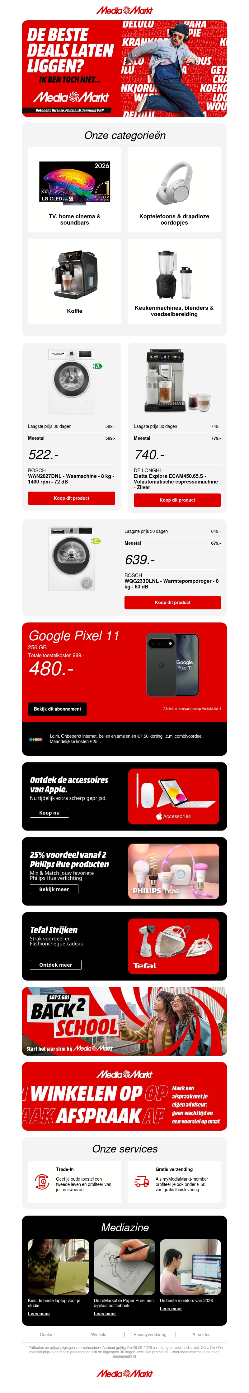 Laatste mail: Back to School deals