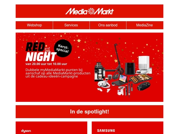 Shop van 20u tot 10u en krijg dubbele punten