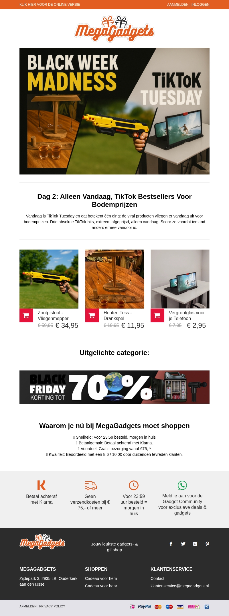 Dag 2 van 5 Days of Madness is live. TikTok-deals wachten op jou ⚡ Dag 2 van 5 Days of Madness is live. TikTok-deals wachten op jou ⚡