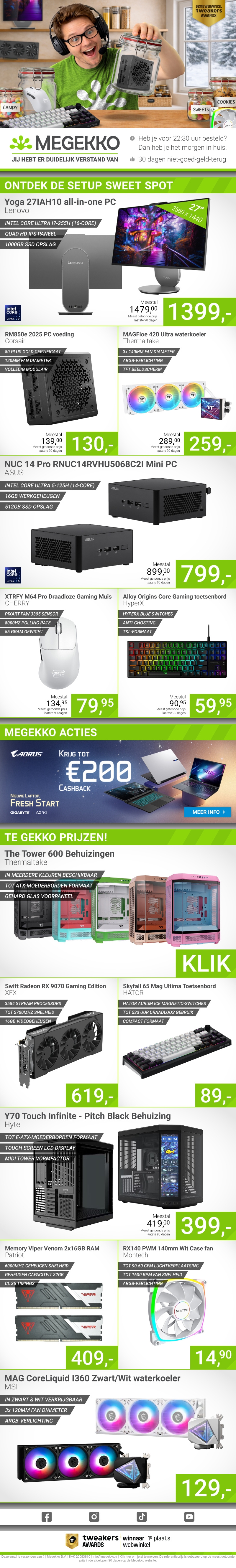 Ontdek de Setup Sweet Spot Ontdek de Setup Sweet Spot