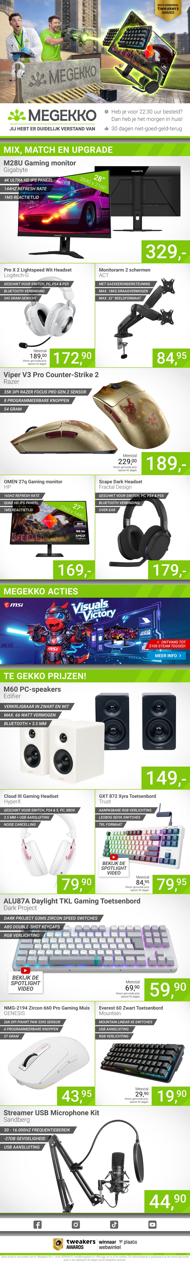 Mix, match en upgrade Mix, match en upgrade