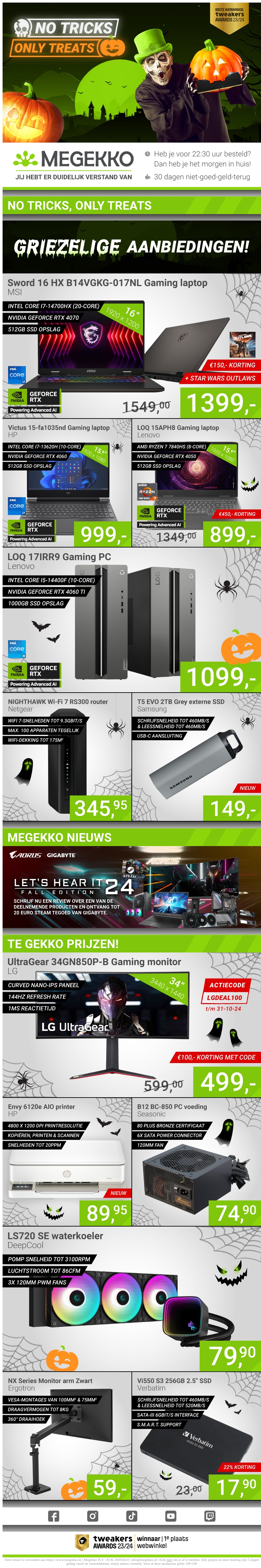 No tricks, only treats No tricks, only treats