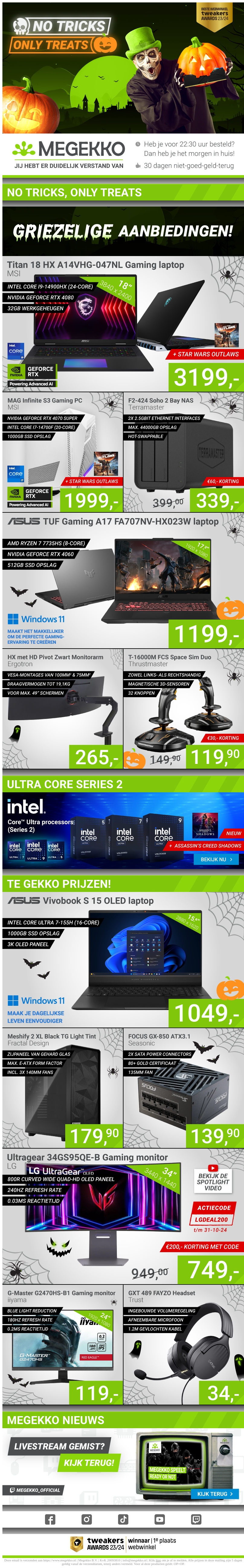 No tricks, only treats No tricks, only treats