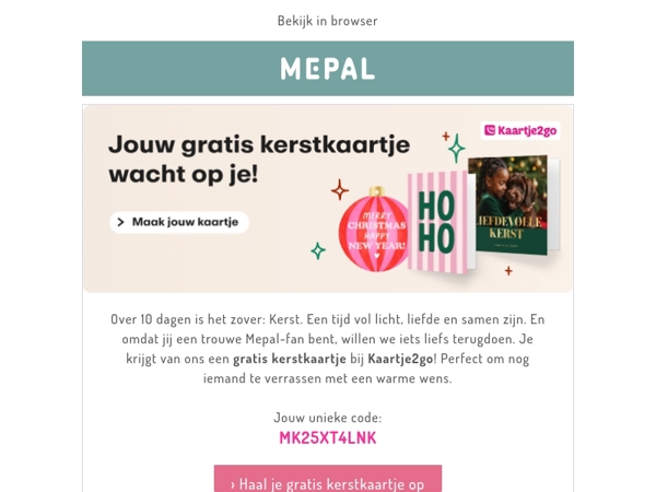 Een warm kerstgebaar voor jou 🎄✨