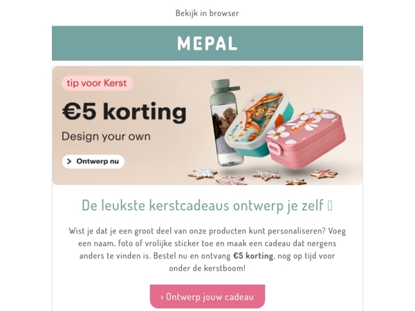 Bespaar €5 op unieke kerstcadeaus