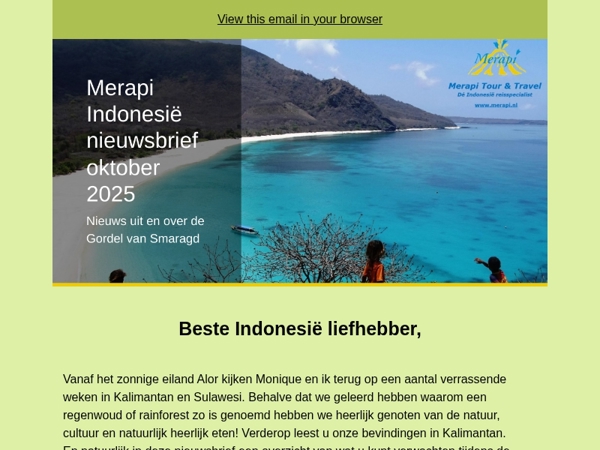 Merapi nieuwsbrief oktober 2025