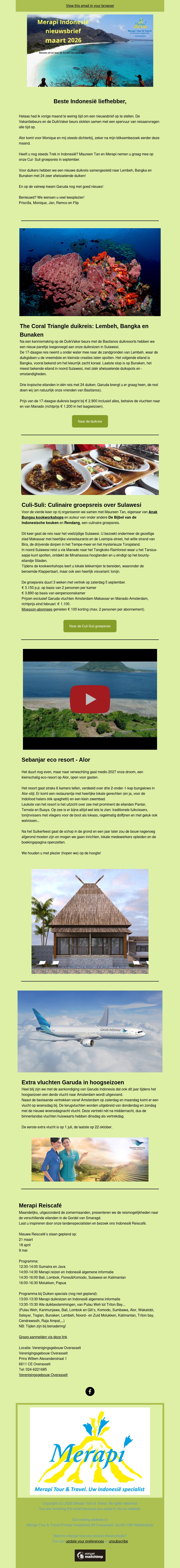 Merapi Indonesië nieuwsbrief maart 2026 Merapi Indonesië nieuwsbrief maart 2026