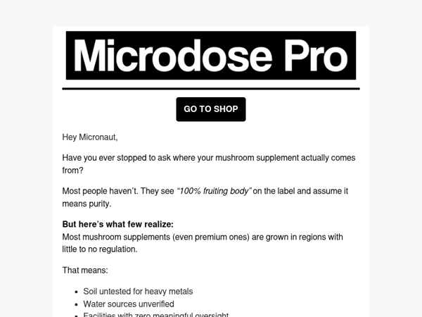 The risk hiding in your mushroom supplement