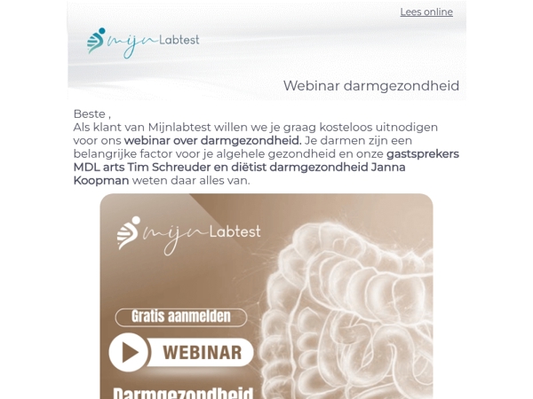 Uitnodiging gratis darmwebinar 🔬