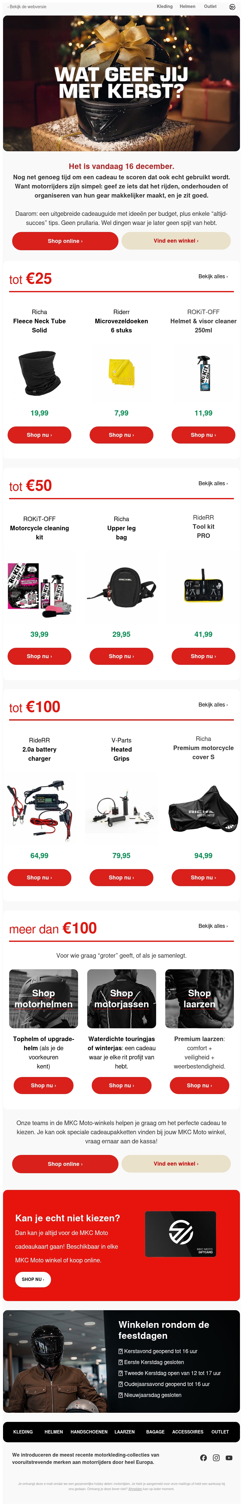 Cadeau’s voor elk budget Cadeau’s voor elk budget