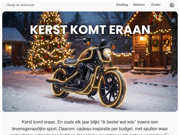 Cadeau-inspiratie voor motorrijders