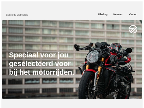Speciaal voor jou geselecteerd voor bij het motorrijden.
