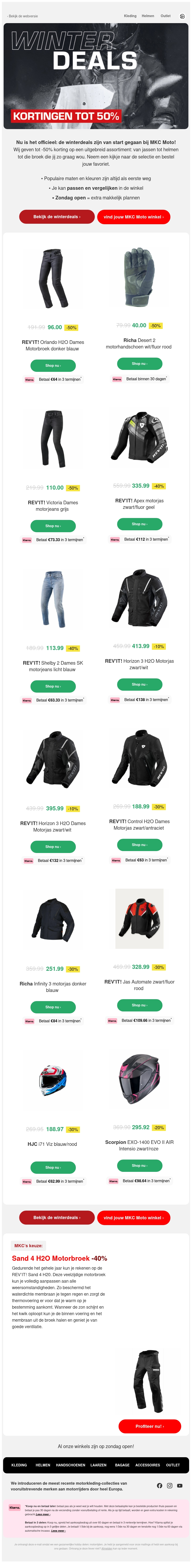 Onze winterdeals zijn gestart Onze winterdeals zijn gestart