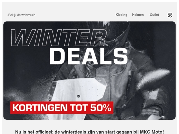 Onze winterdeals zijn gestart