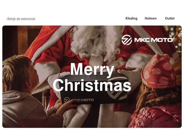 MKC Moto wenst al zijn klanten een zalig Kerstfeest