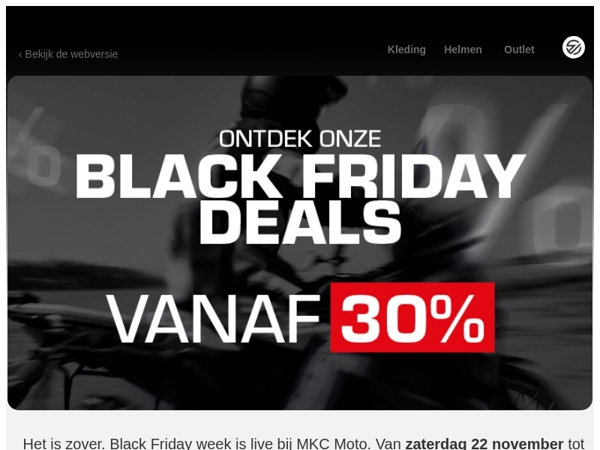 ⚫ Black Friday week is gestart: kortingen vanaf 30%