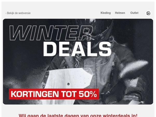 Het laatste weekend van de winterdeals gaat nu in!