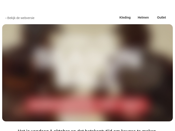 Hou ons in de gaten… er komt iets aan voor élke motorrijder.