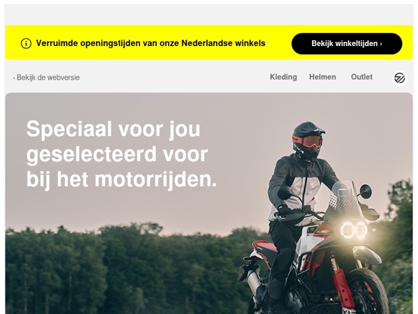 Speciaal voor jou geselecteerd voor bij het motorrijden.