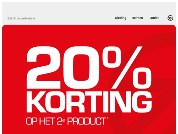 Stel je perfecte zomerset samen en krijg 20% korting op je tweede item!