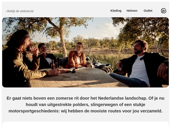 Zomer = motortijd!