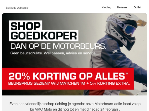 Beursweekend: vergeet je 20% + 5% extra niet