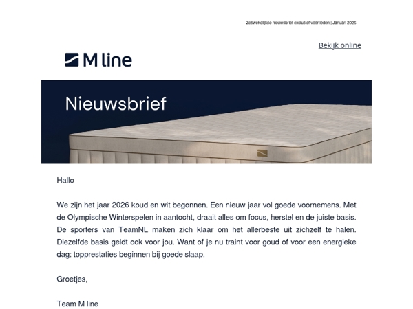 MEMBERCLUB | Begin het jaar goed – focus op slaap