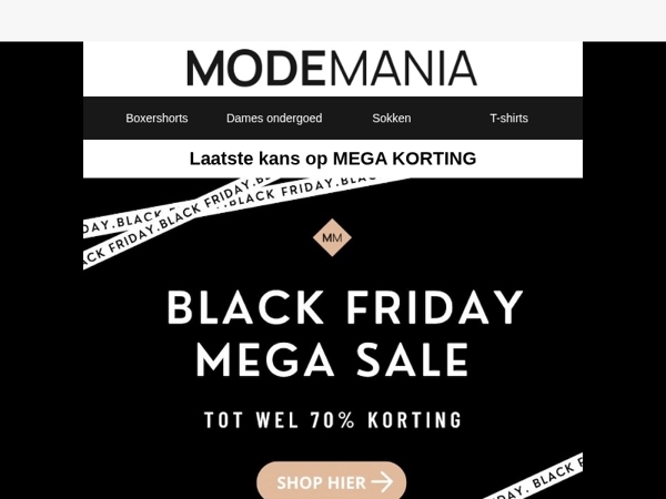 Laatste uren Black Friday⏰Profiteer nog van 70% korting