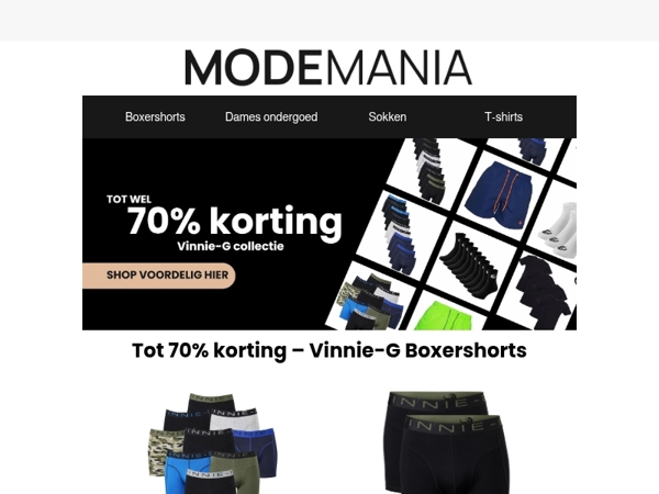 🔥 Tot 70% korting op Vinnie-G! Sla nu je slag!