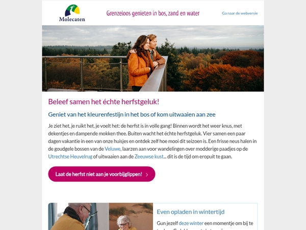 De herfst beleef je samen! • Welkom bij Molecaten