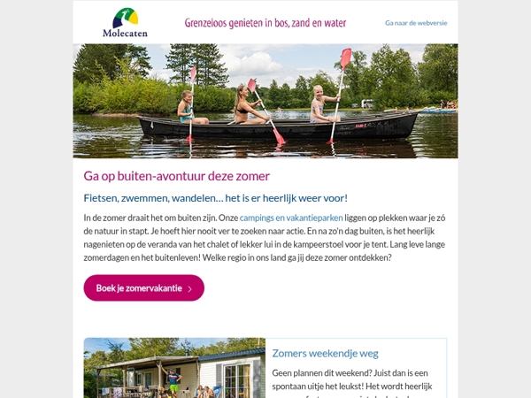 De mooiste herinneringen maak je hier! • Welkom bij Molecaten