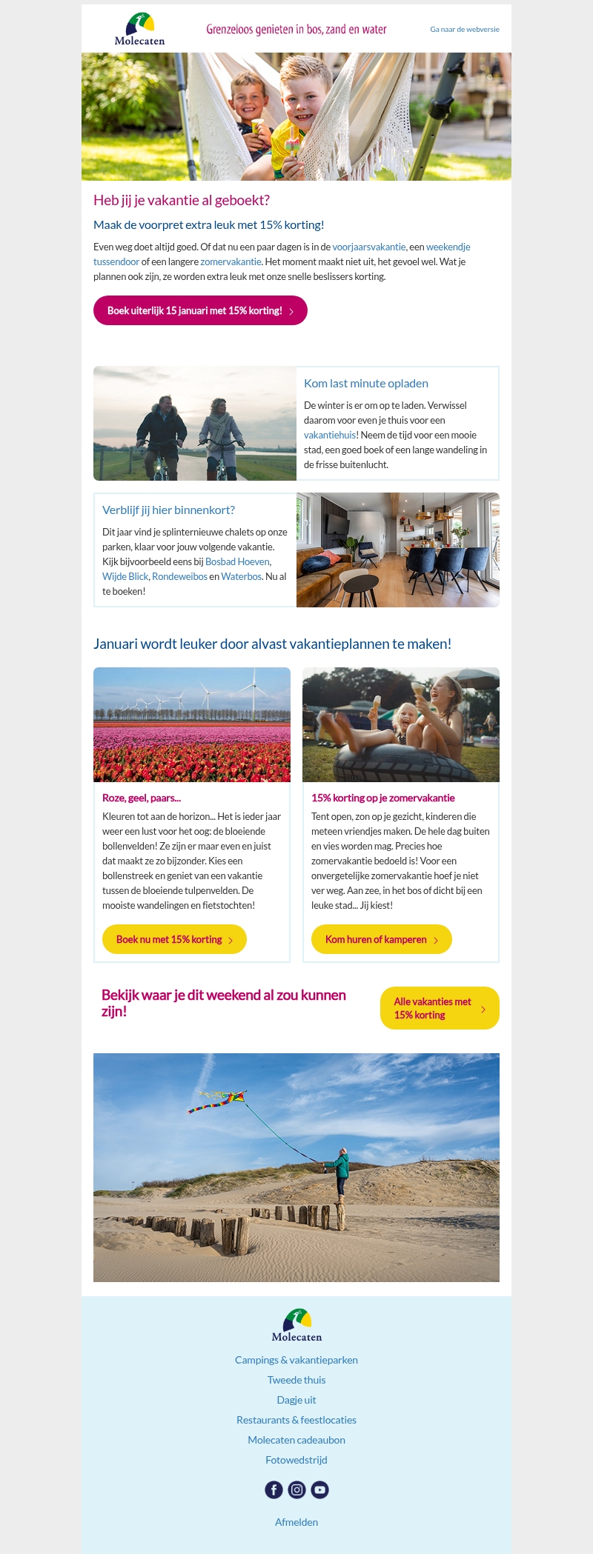 Nog maar 3 dagen 15% korting! Nog maar 3 dagen 15% korting!