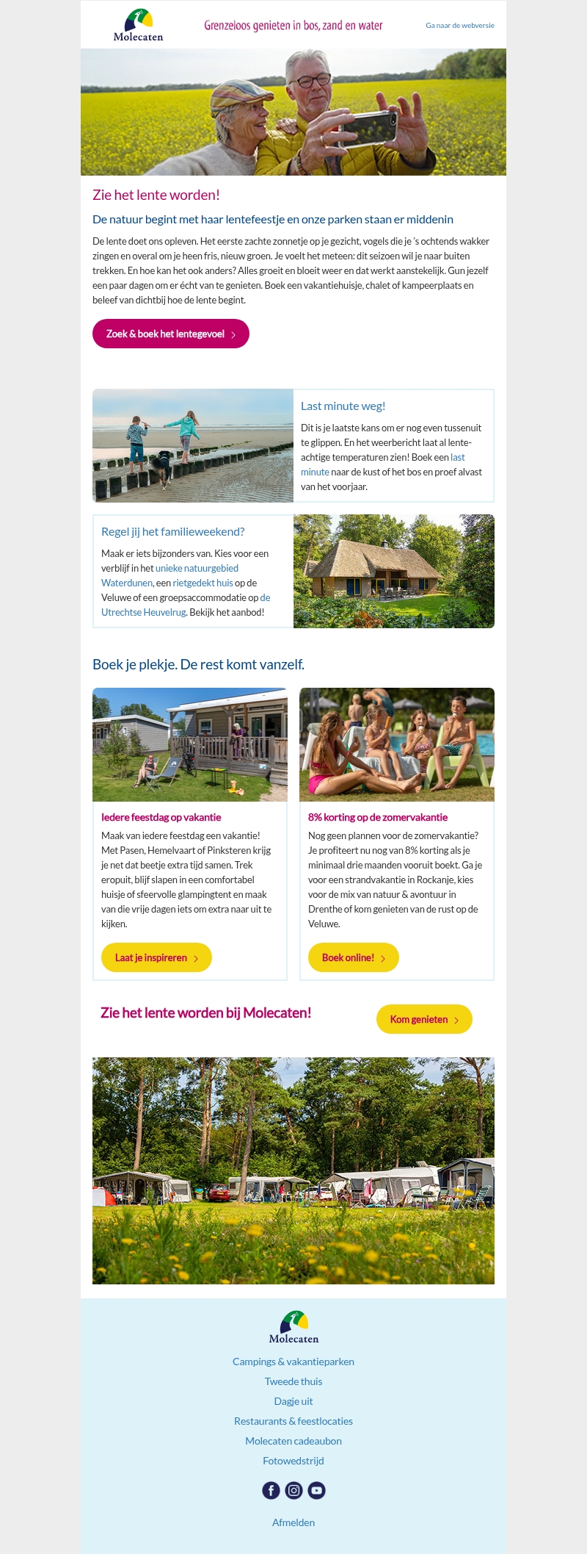 Zie het lente worden! • Welkom bij Molecaten Zie het lente worden! • Welkom bij Molecaten